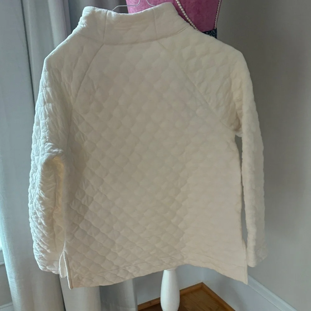 Talbots Cream Quilted Jacket - Picture 3 of 8